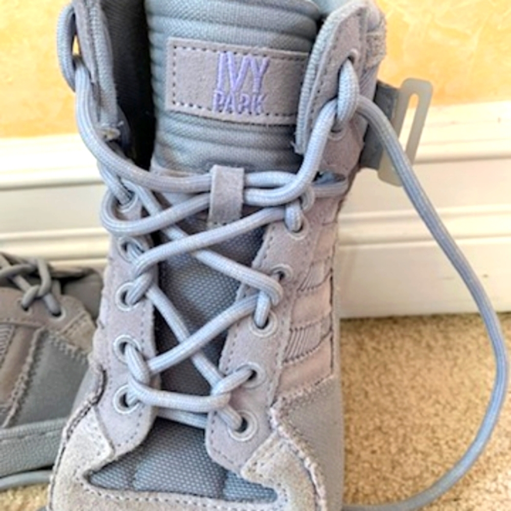 IVY PARK adidas light purple with suede trim and dust bag size